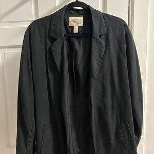 Soft Oversized Black Blazer